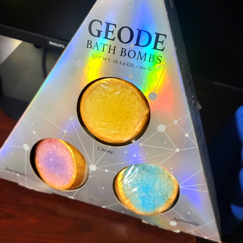Geode 3 piece Bath Bomb set